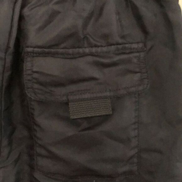 Urban Outfitters Black nylon cargo pants hip-hop pants size XS - Picture 6 of 6